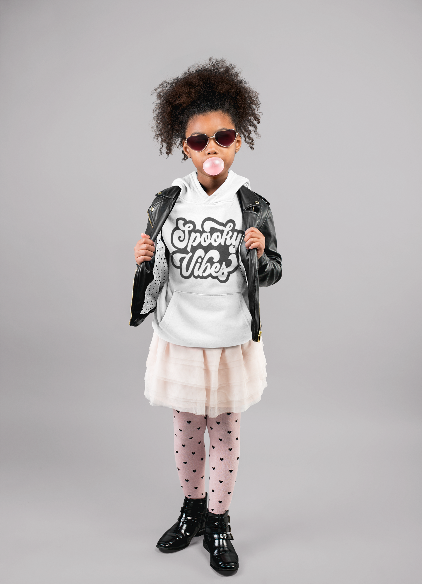 Faces of Halloween Hoodie YOUTH