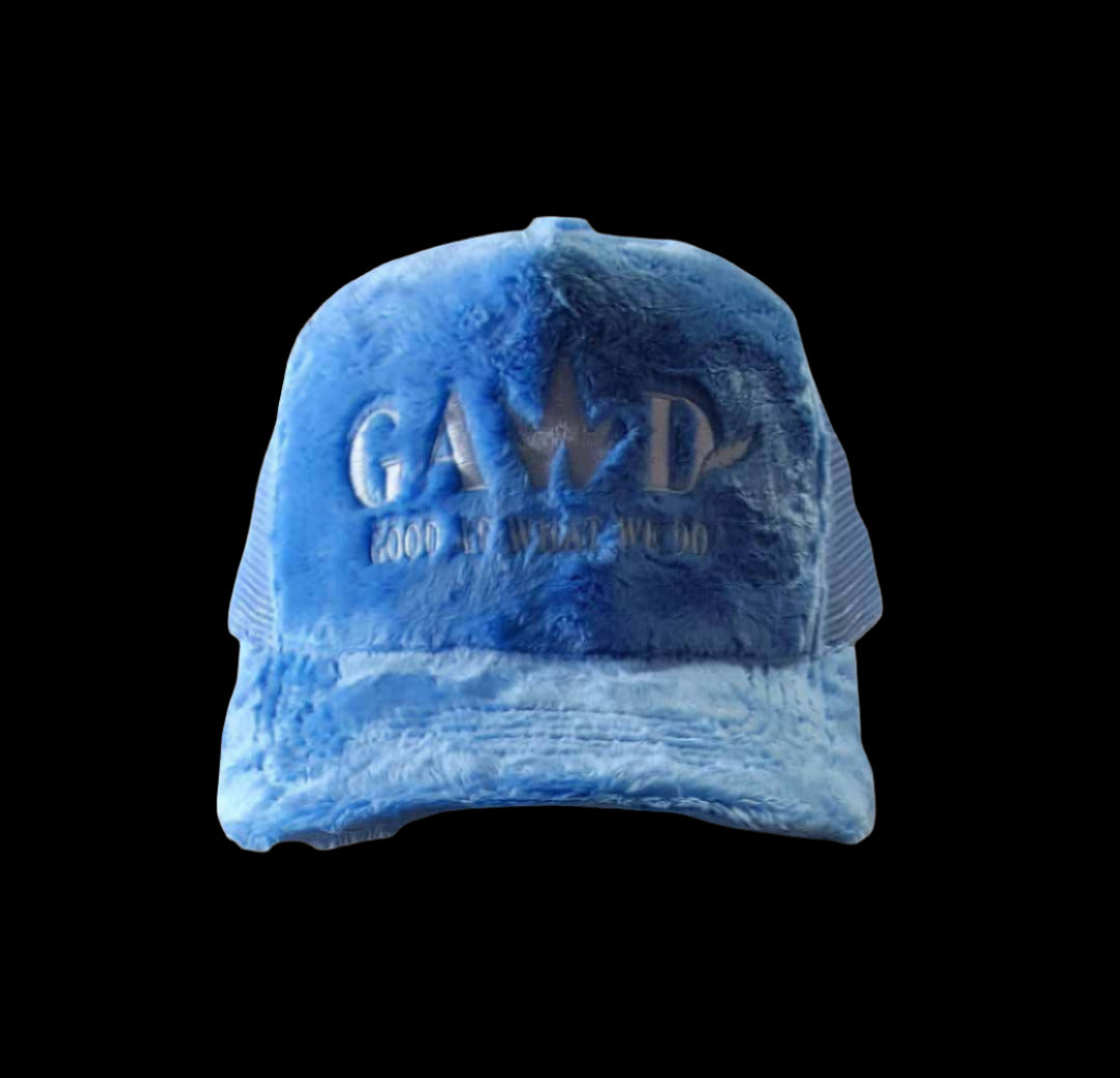 FURRY MESH 5 PANEL TRUCKER HATS w/LOGO