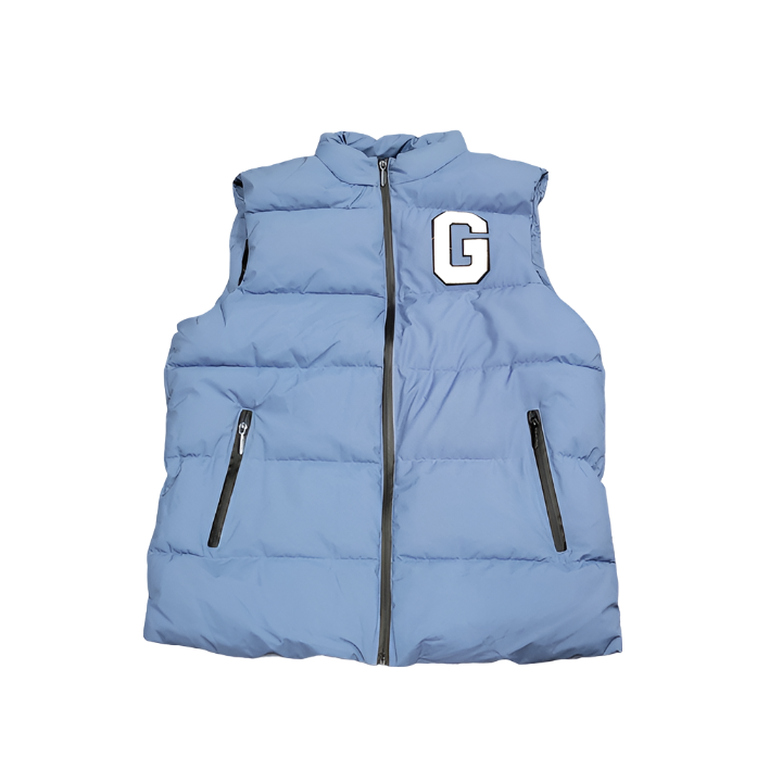 Puffer Vest w/Chenille Letter
