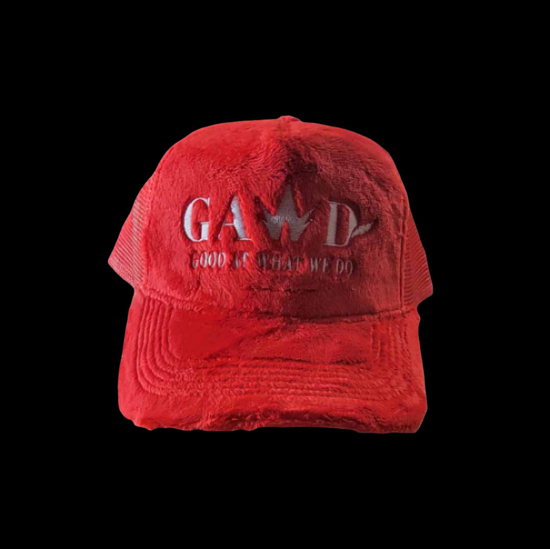 FURRY MESH 5 PANEL TRUCKER HATS w/LOGO