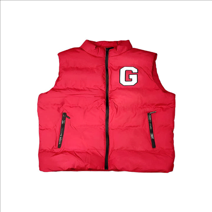 Puffer Vest w/Chenille Letter