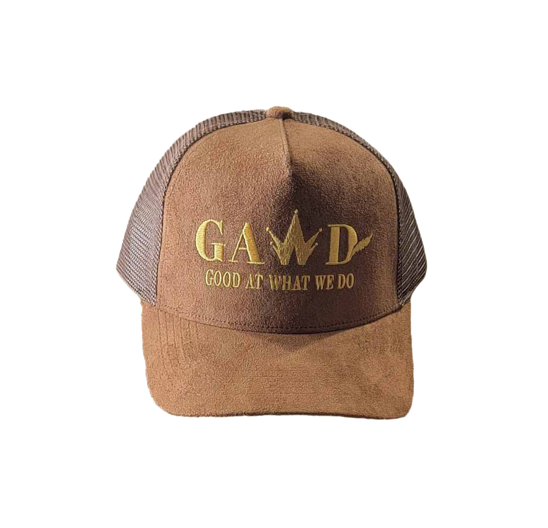Mesh 5 Panel SUEDE Trucker Hat