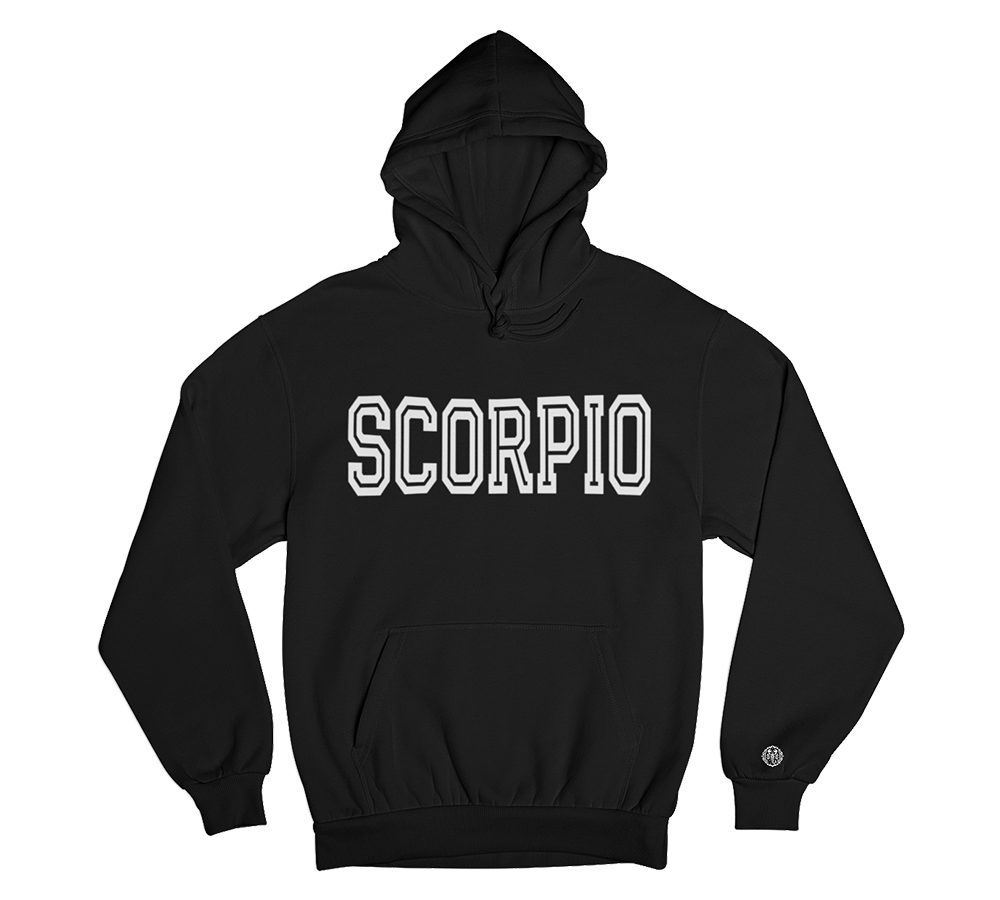 Zodiac Hoodie with Tribal Sleeve Logo