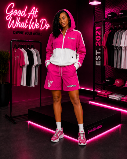 GAWWD Velocity Luxe Windbreaker Shortset